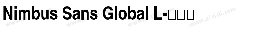 Nimbus Sans Global L字体转换